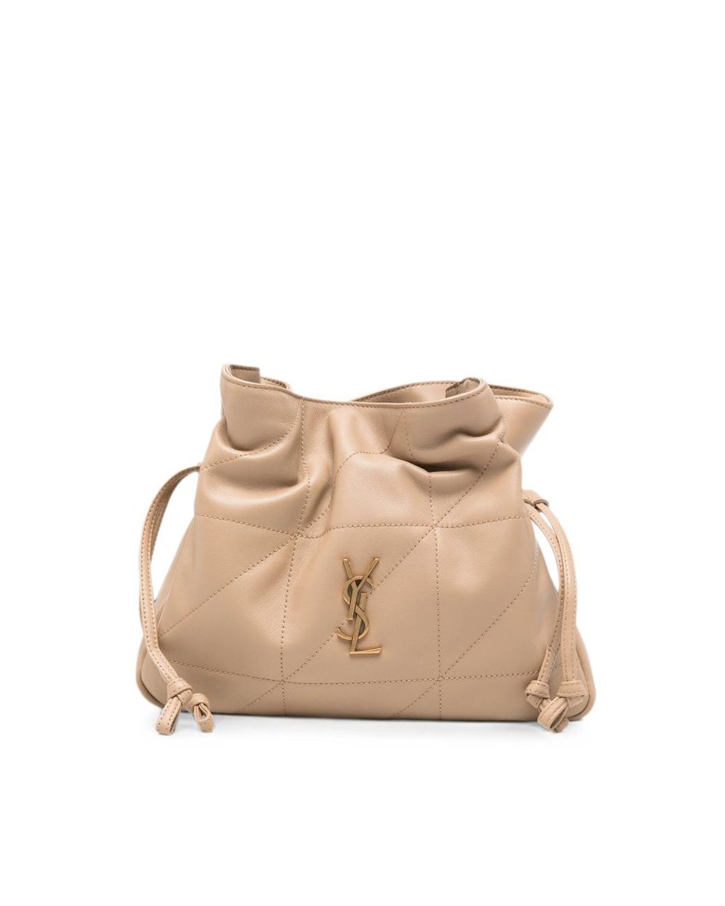 Saint Laurent Natural Neutrals Shoulder Bags