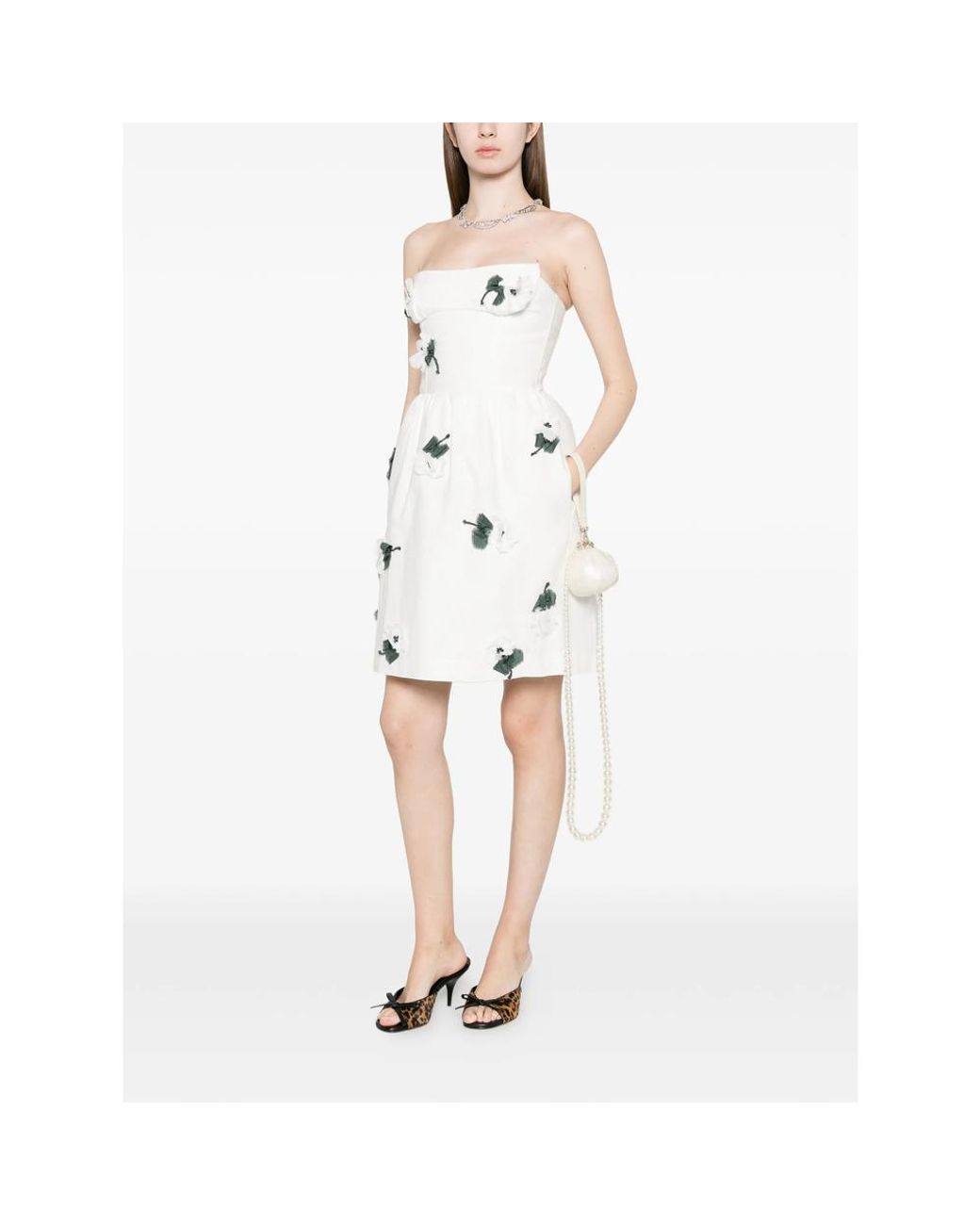 ShuShu/Tong White Dress Linen