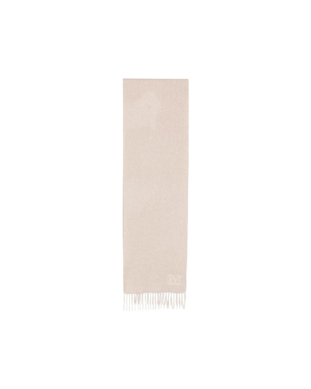 Max Mara White Winter Scarves