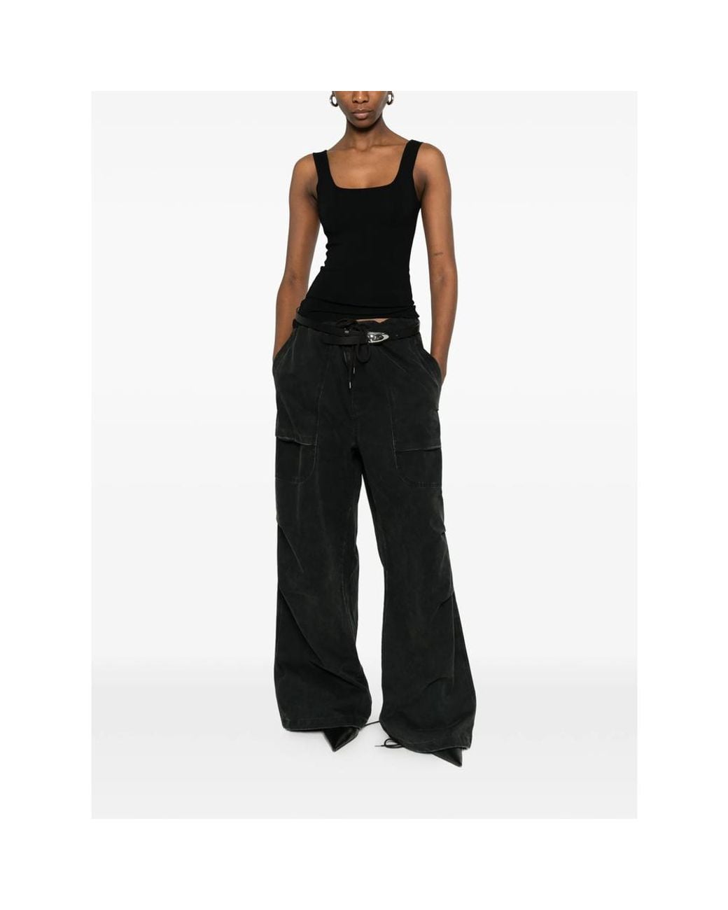 Entire studios Black Sleeveless Top
