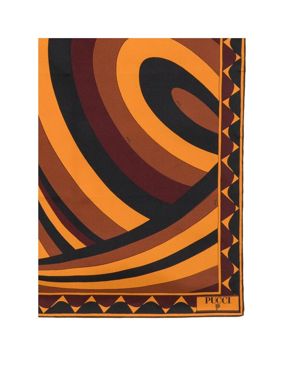 Emilio Pucci Orange Scarves