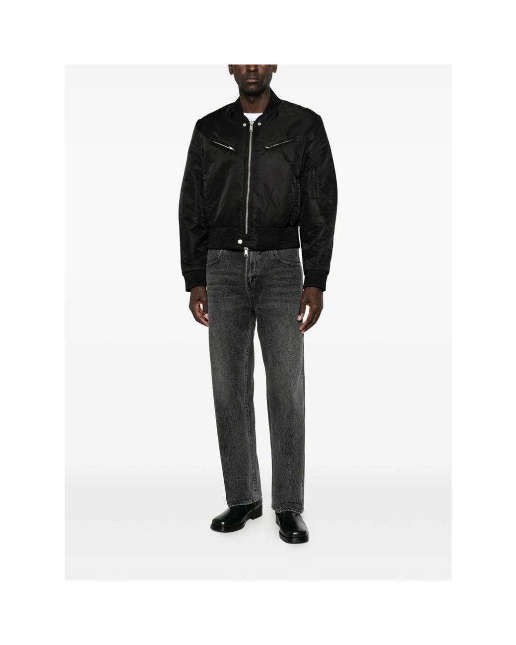 Entire studios Gray Seth Faded-Effect Jeans for men