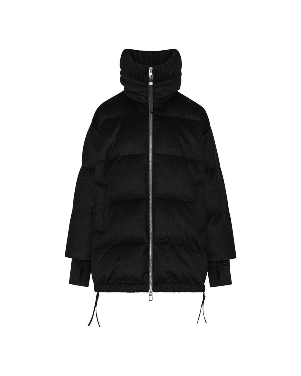 DUNO Black Quilted Puffer Jacket