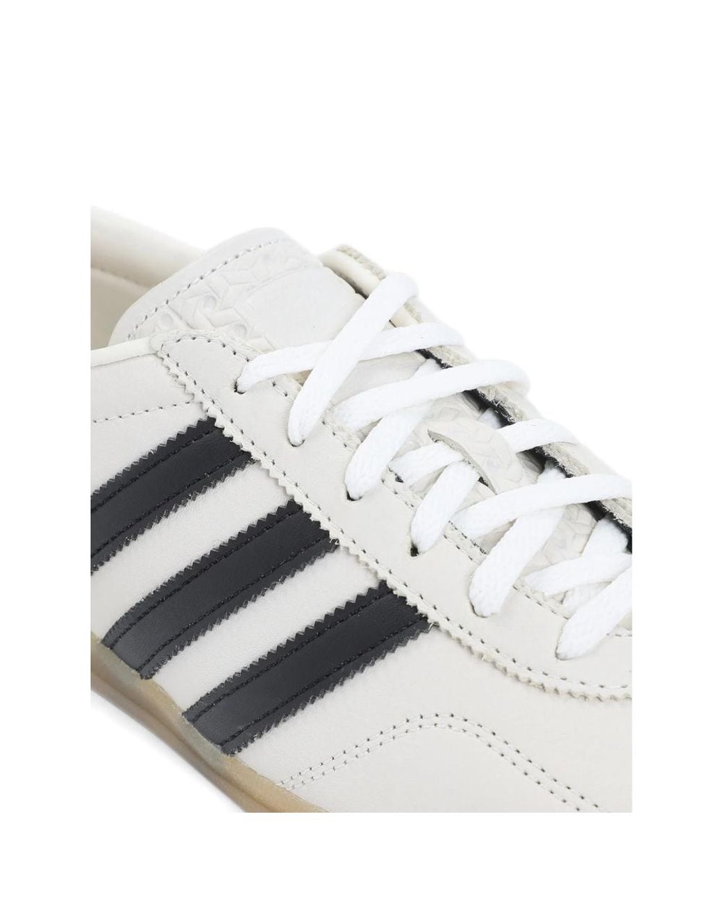 Adidas White Gazelle Lo Pro Leather Sneakers