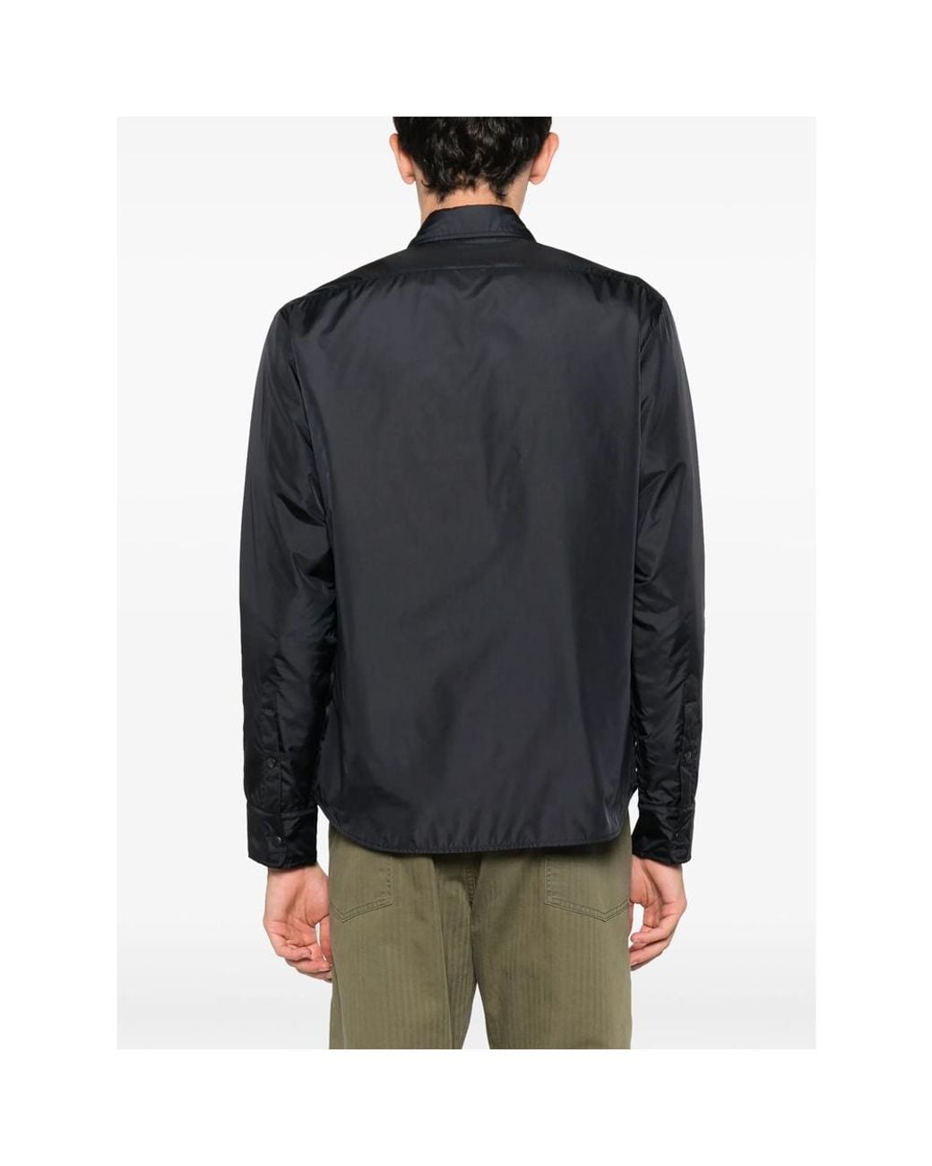Aspesi Blue Slim-Fit Water-Repellent Shirt Jacket for men