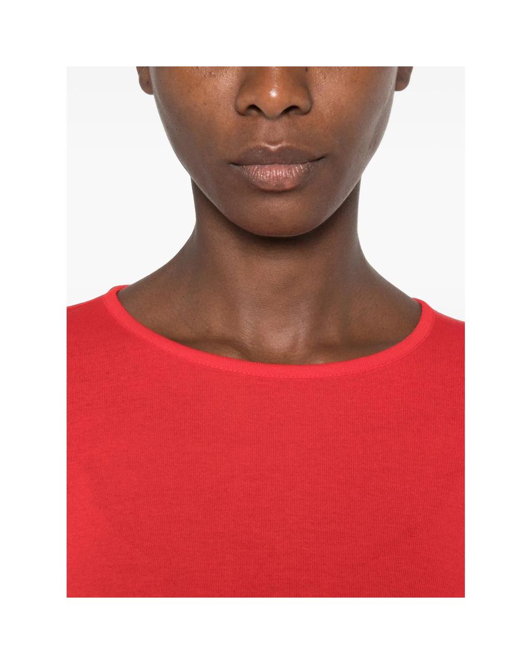 Soeur Red Lester Long-Sleeve Boat-Neck T-Shirt