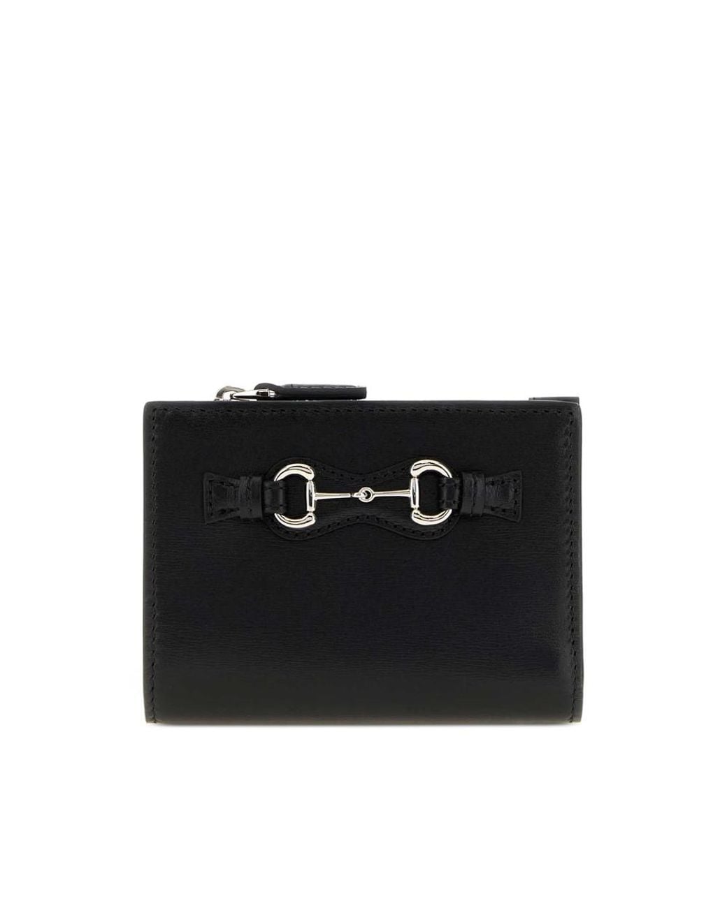 Gucci Black Horsebit Leather Wallet