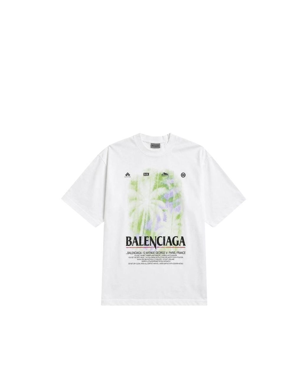 Balenciaga White T-Shirts & Vests for men