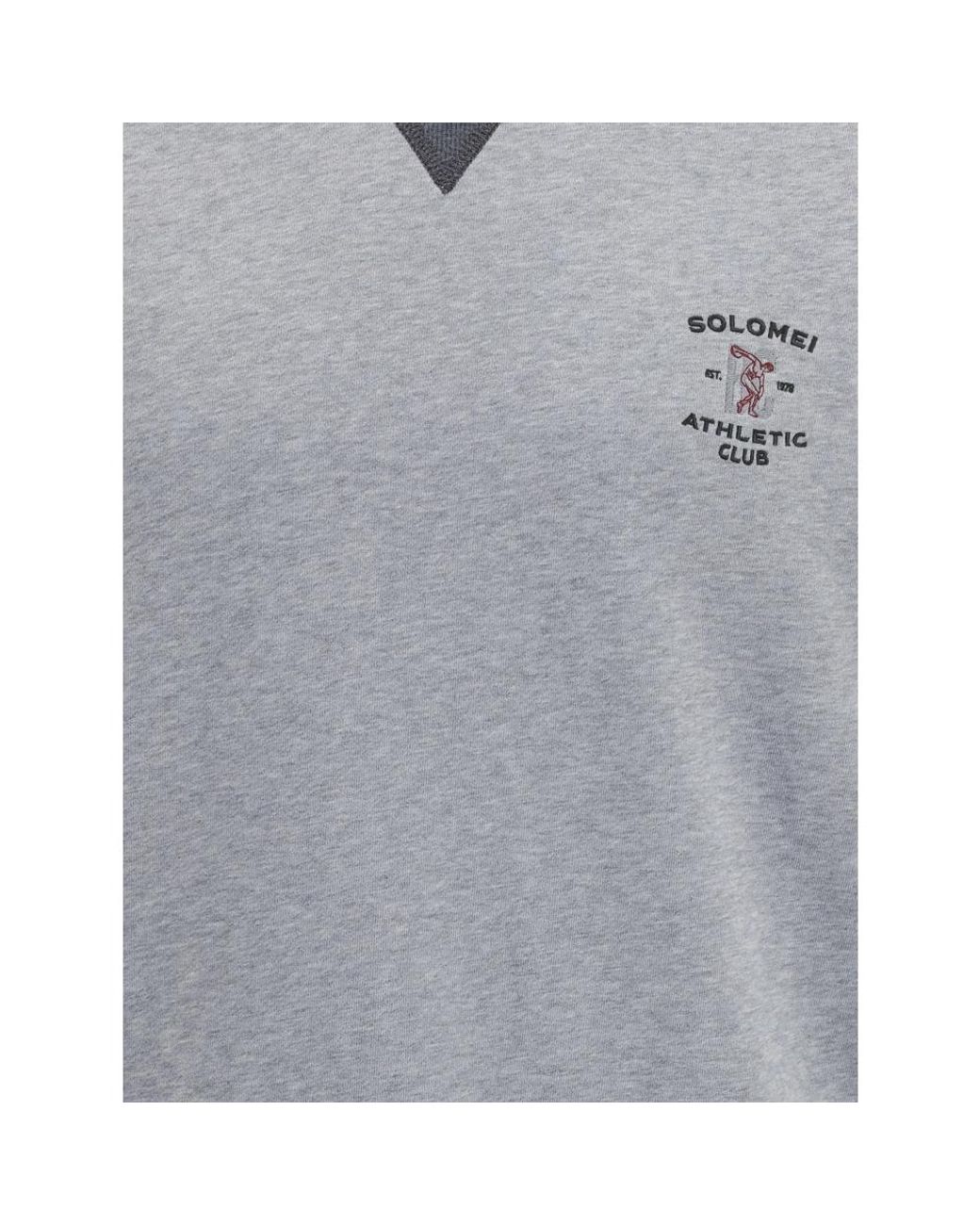 Brunello Cucinelli Gray T-Shirts & Vests for men