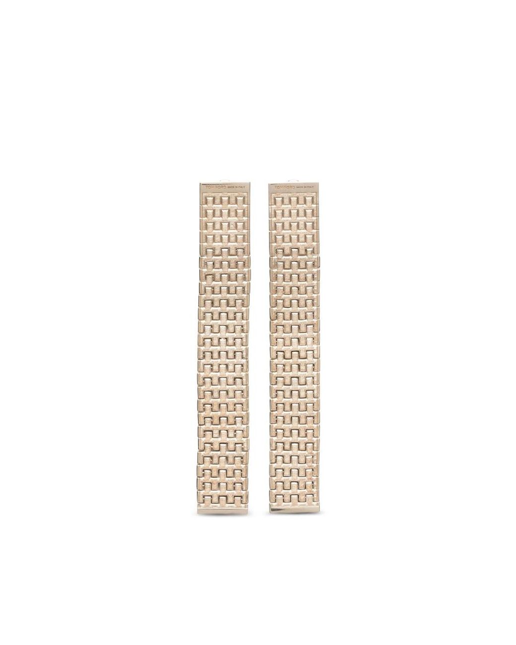 Tom Ford White Earrings