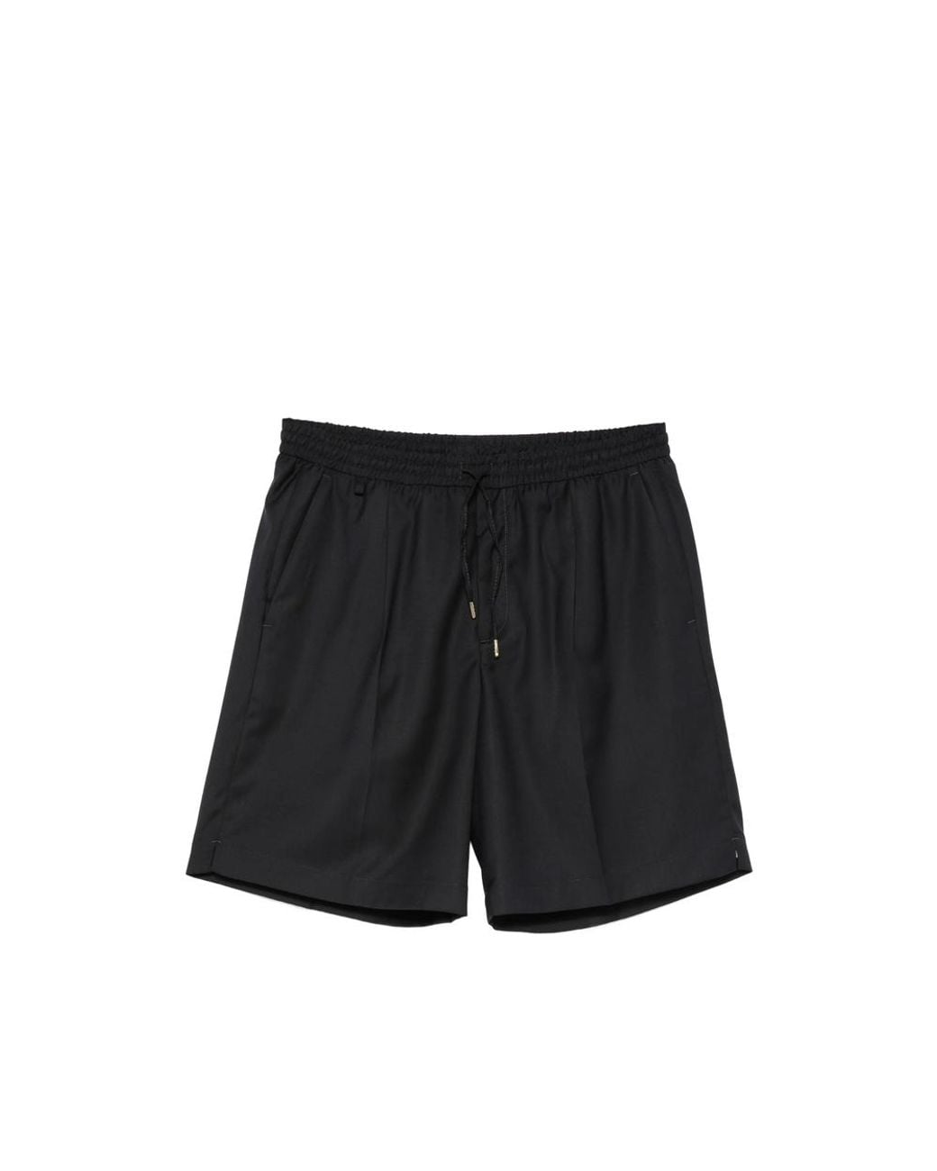 Briglia 1949 Black Drawstring-Fastening Shorts for men