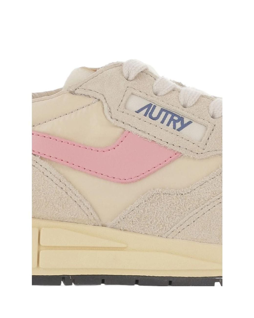 Autry Natural Panelled Low-Top Sneakers