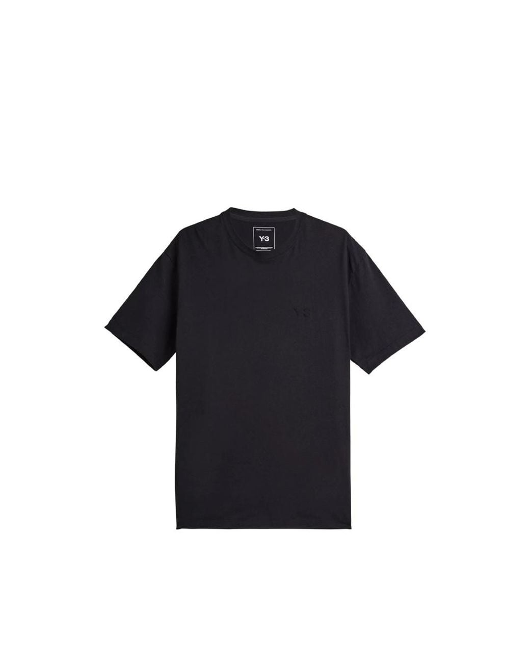Y-3 Black Logo-Detail T-Shirt for men