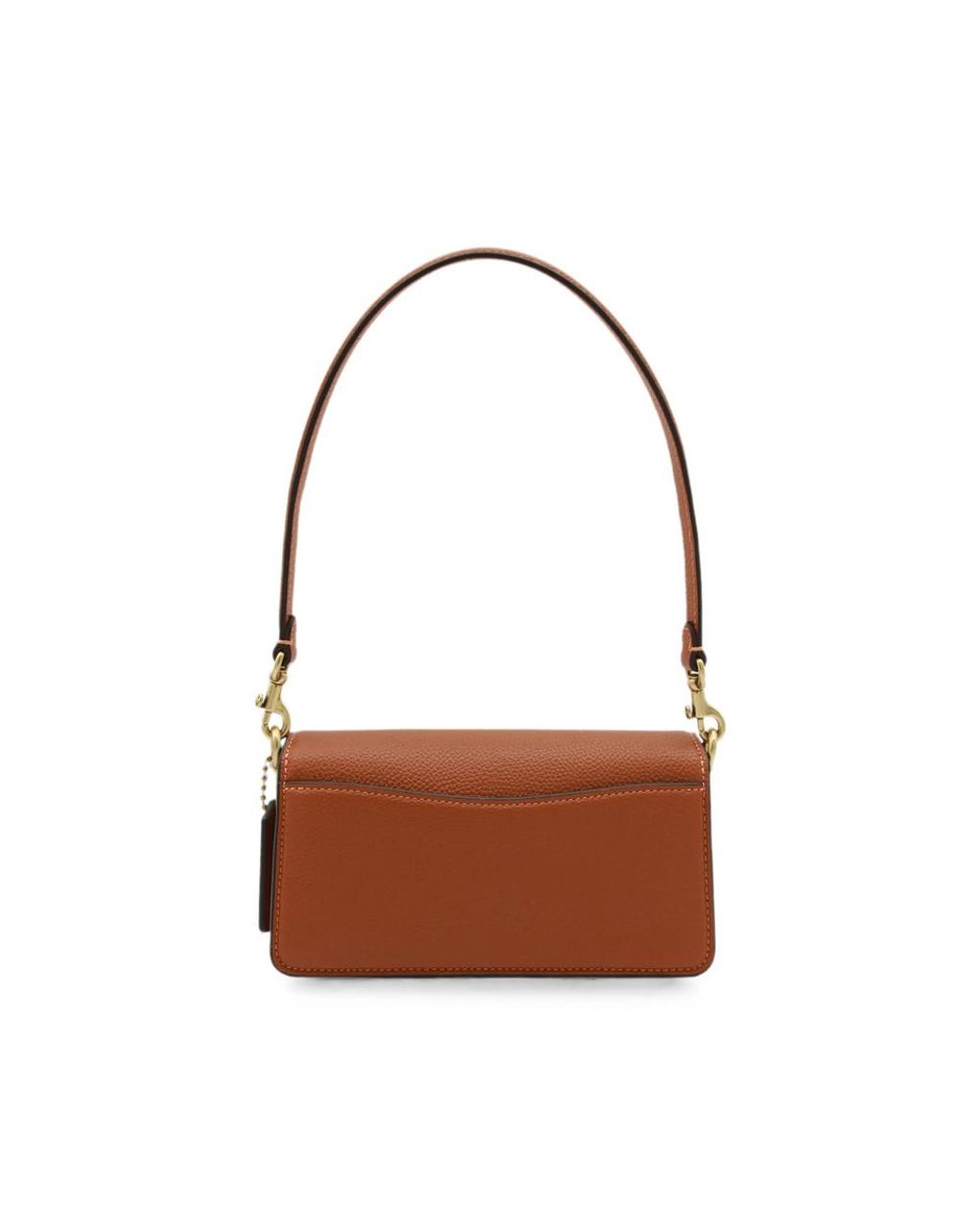 COACH Brown Tabby Leather Shoulder Bag