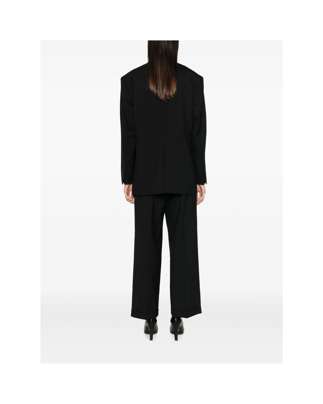 Eraldo Black Button-Up Three-Piece Suit