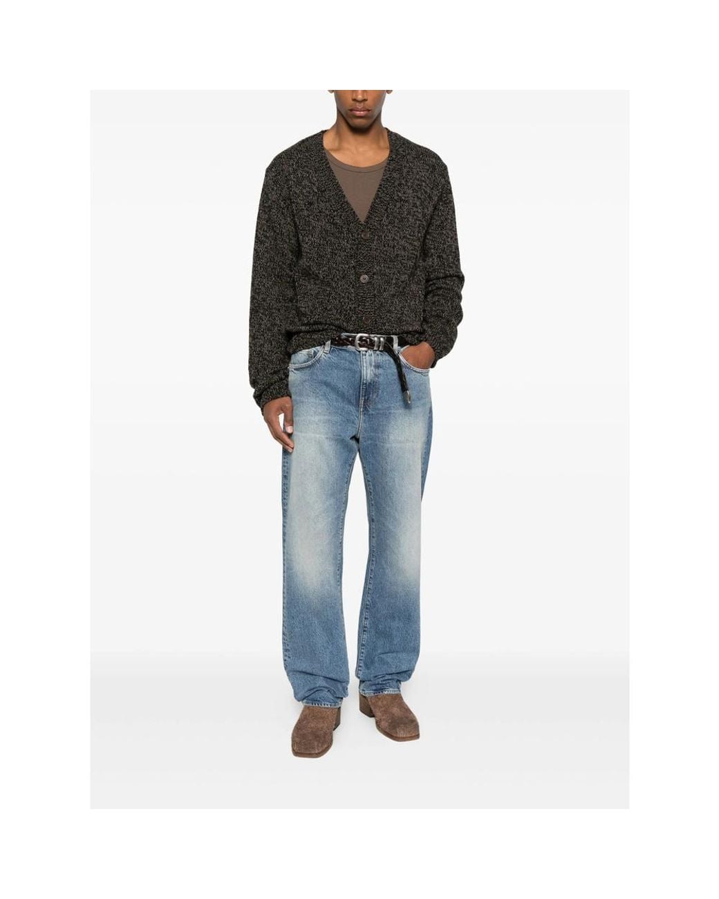 BLK DNM Blue Five-Pocket Jeans for men