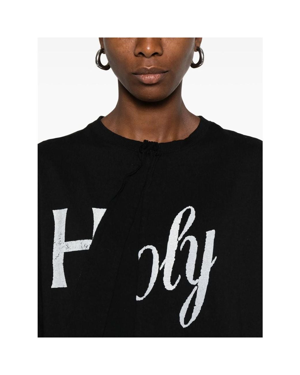 Ann Demeulemeester Black T-Shirts & Vests for men