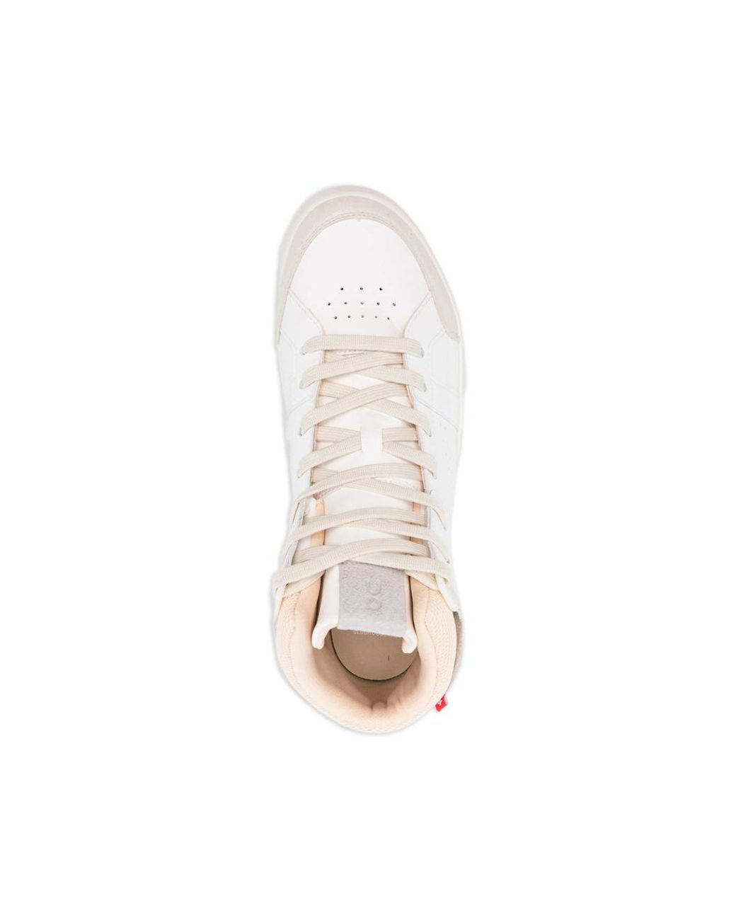 On Shoes White Roger Clubhouse Mid Lace-Up Sneakers