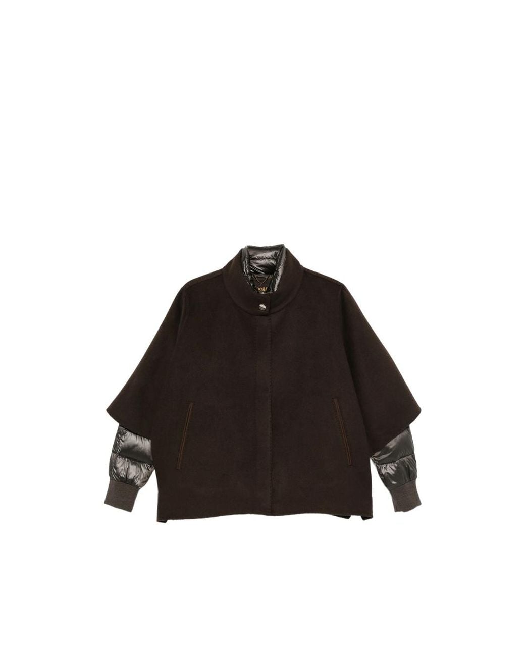Moorer Black High-Neck 2-In-1 Jacket