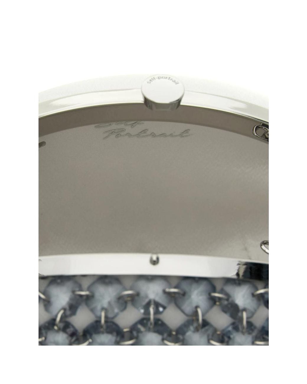 Self-Portrait Gray Clutch Bags