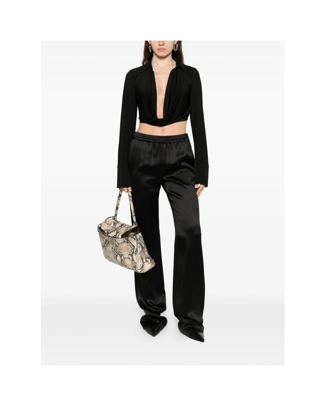 Tom Ford Black Wide Trousers