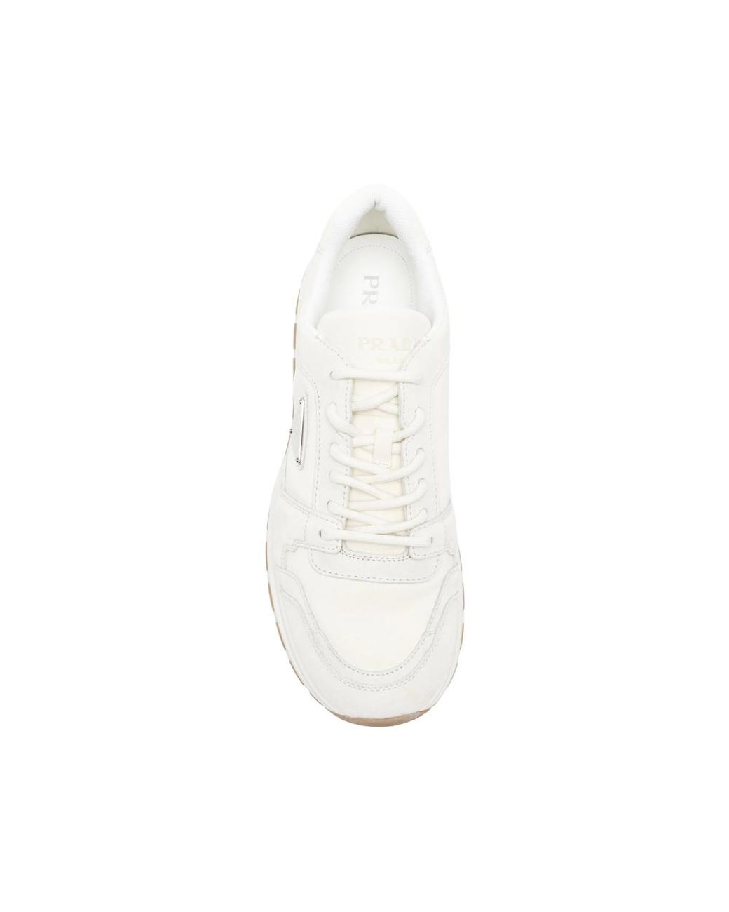 Prada White Neutrals Trainers for men