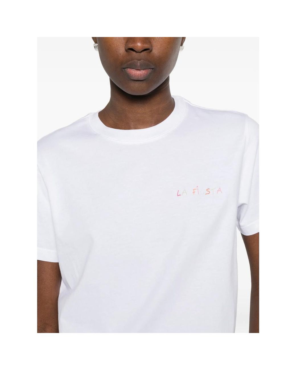 Maison Labiche White Lettering T-Shirt