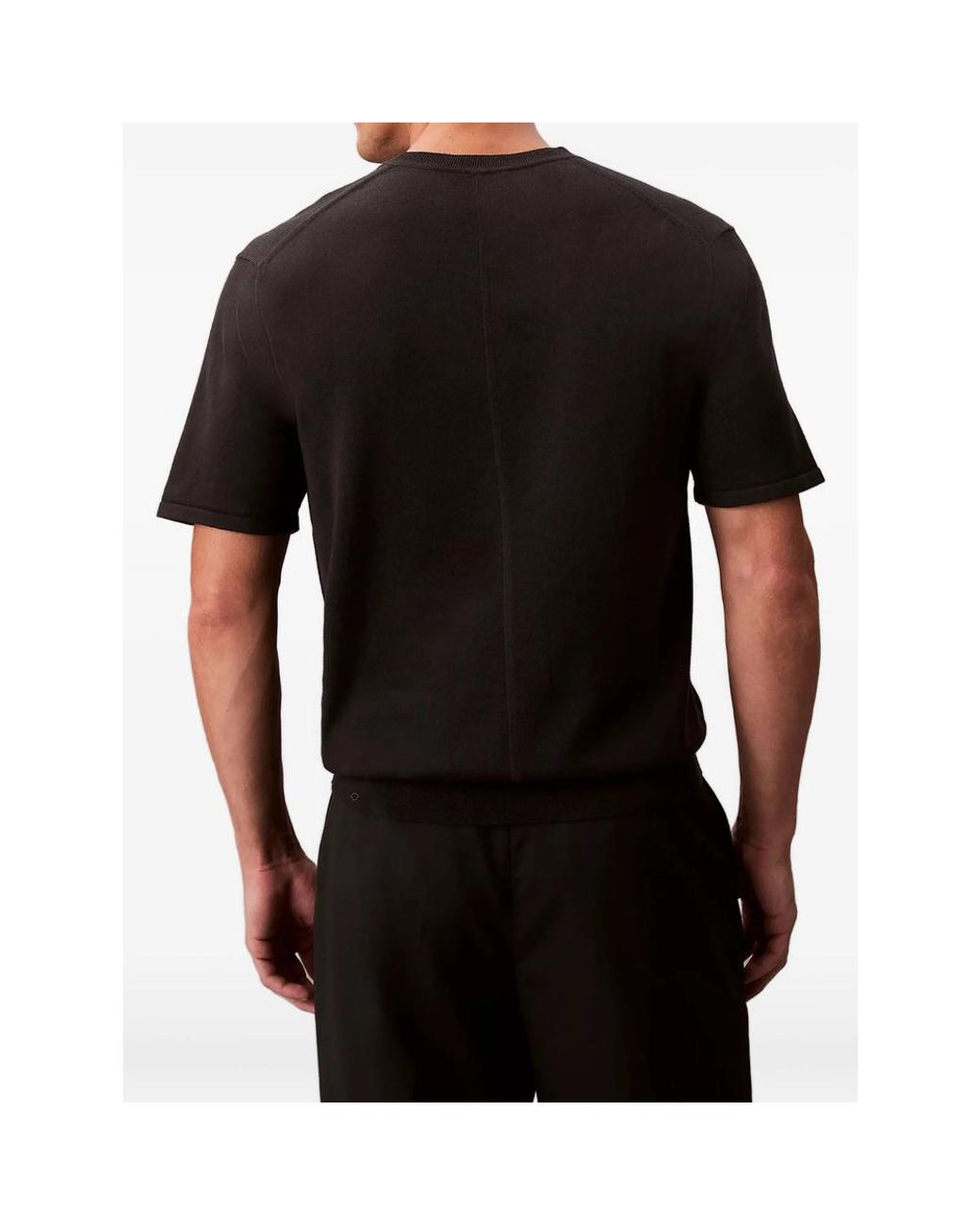 Calvin Klein Black T-Shirt Crew Neck for men