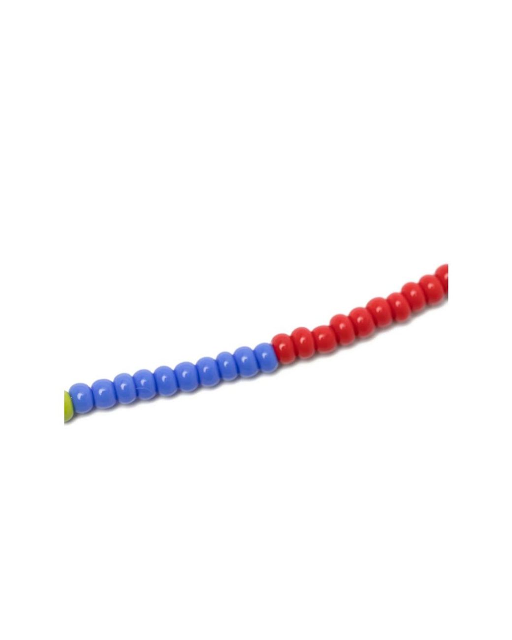 COLLANINE COLORATE Blue Colorblock Beaded Necklace