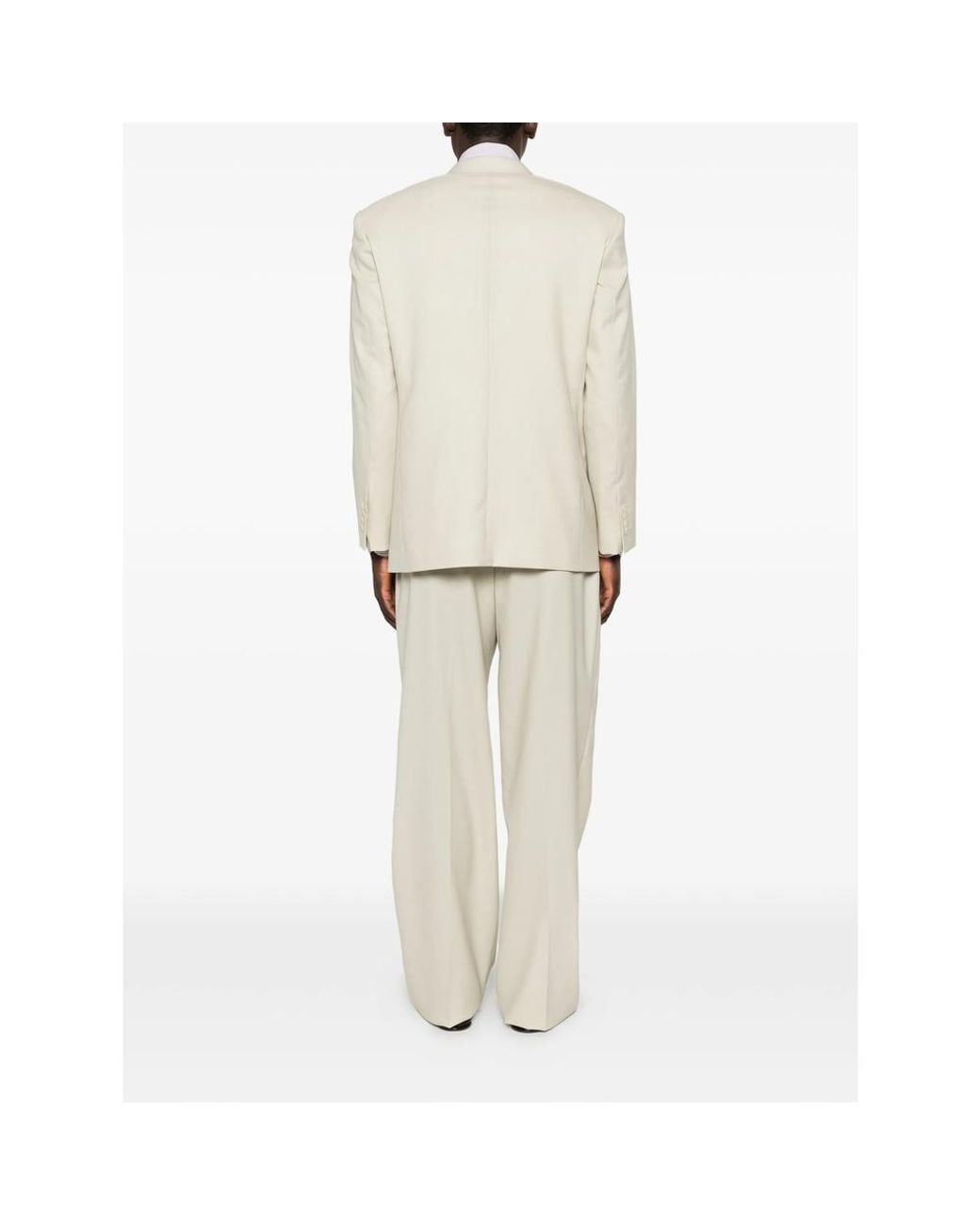 Reveres 1949 White Double-Breasted Suit for men