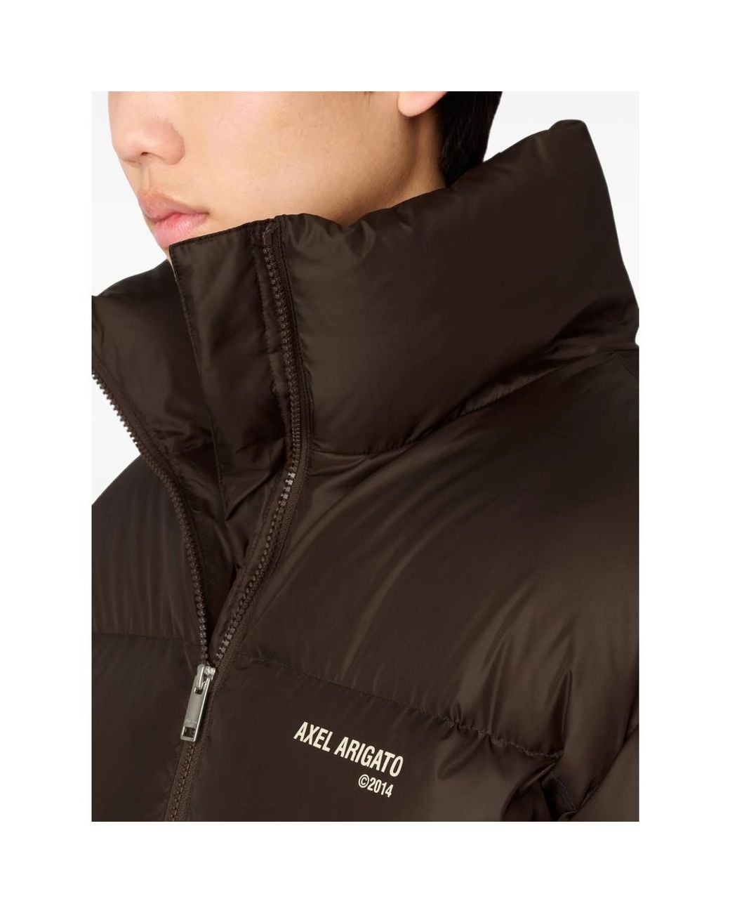 Axel Arigato Brown Observer Puffer Jacket for men