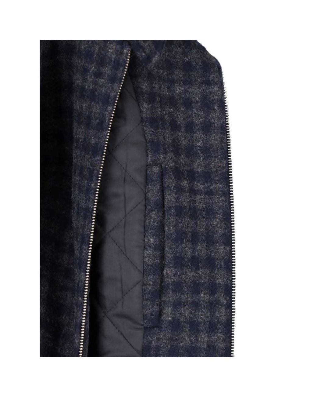 DUNST Blue Check Wool Jacket