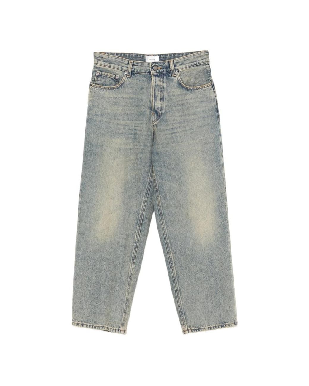 Haikure Gray Buttoned Jeans