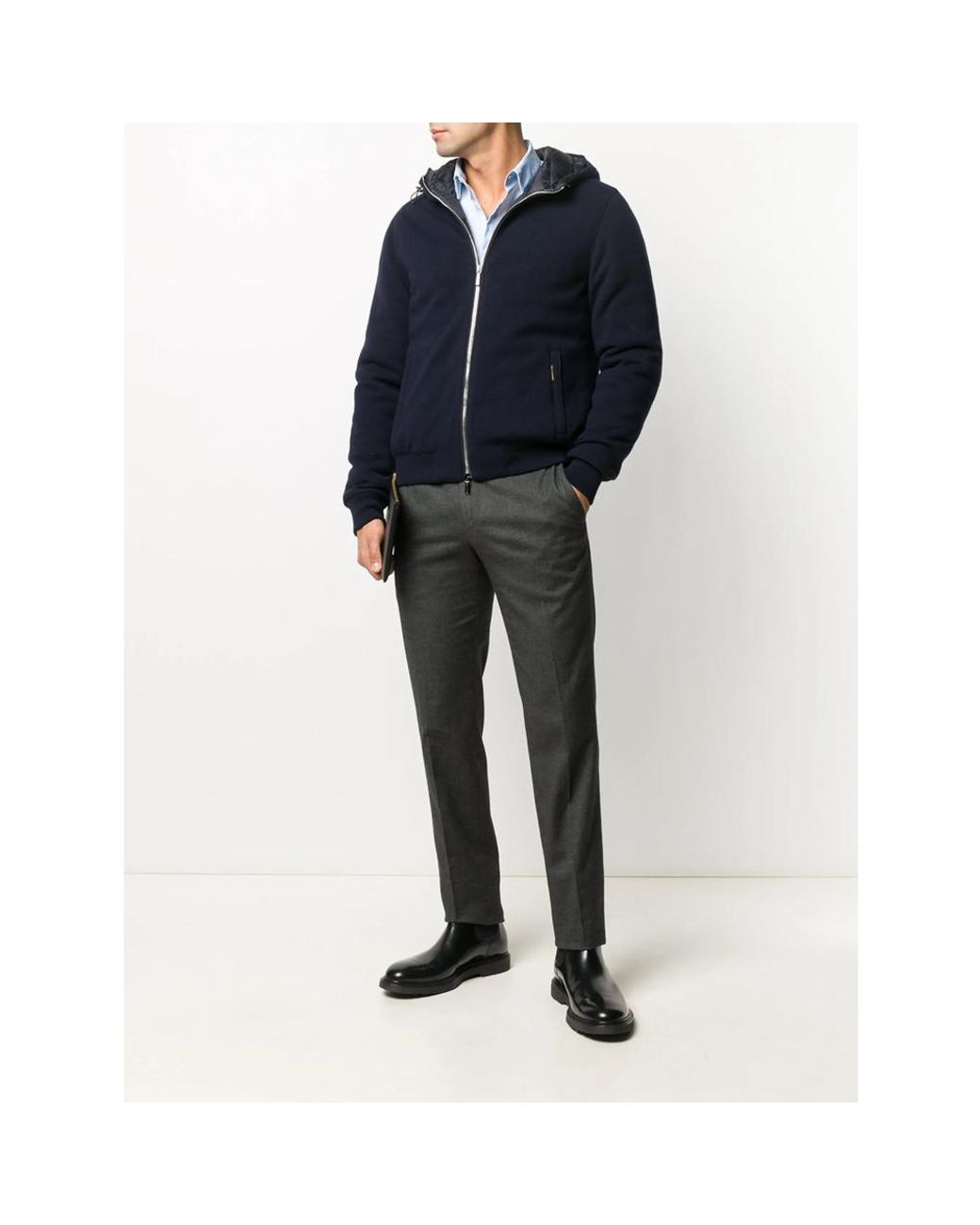 Moorer Blue Brigno Jacket for men