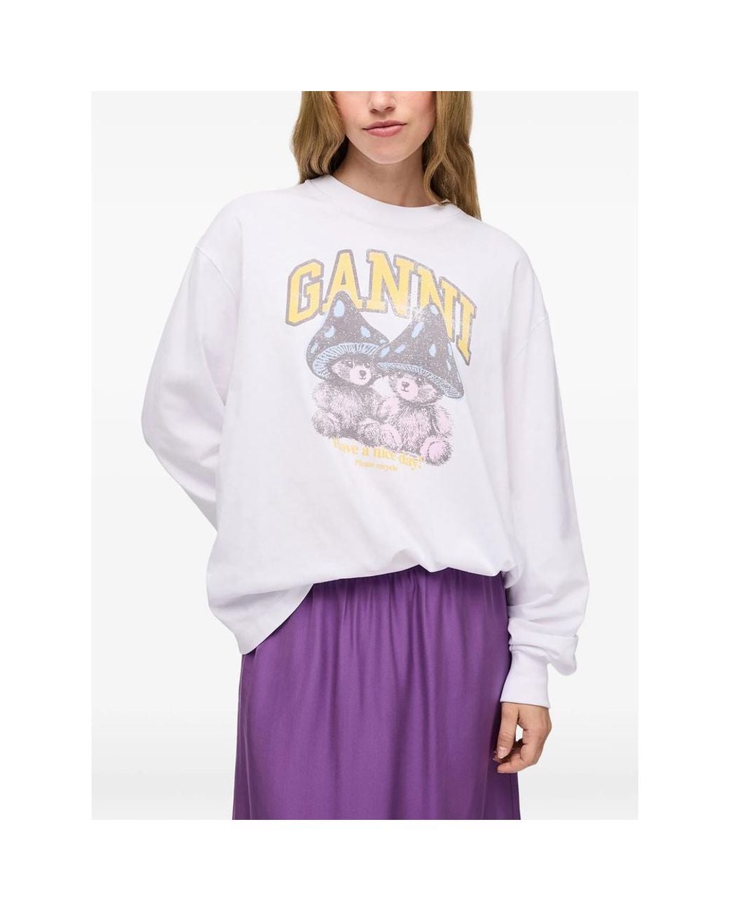 Ganni White Tops