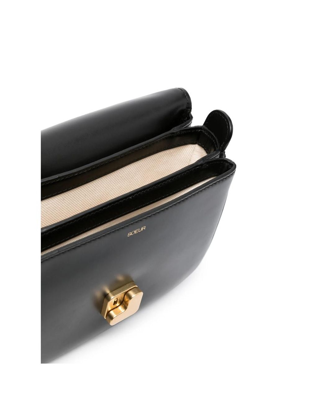 Soeur Black Mini Bellissima Leather Crossbody Bag