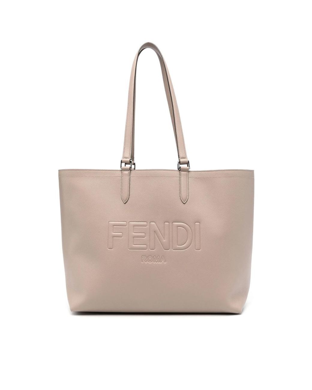 Fendi Natural Neutrals Tote Bags for men