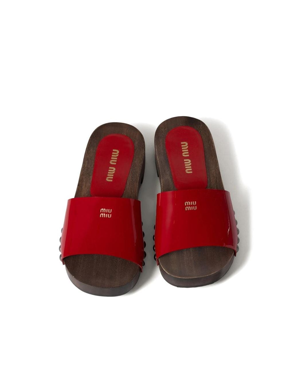 Miu Miu Red Sandals
