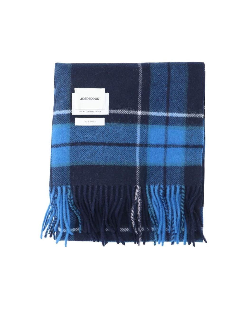 Adererror Blue Faylen Muffler Scarf for men