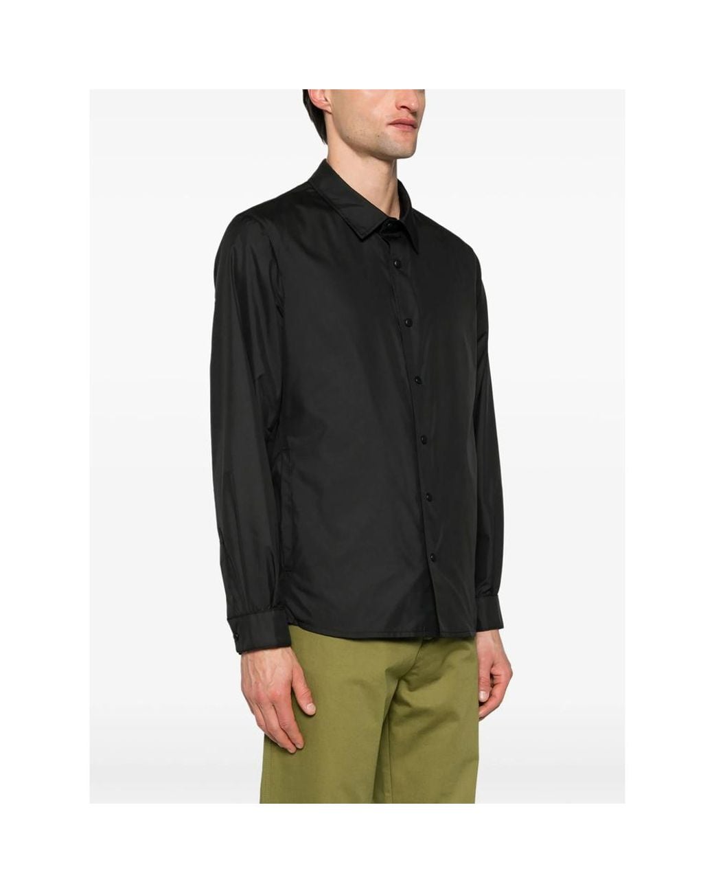 Eraldo Black Lightweight Shell Shirt for men