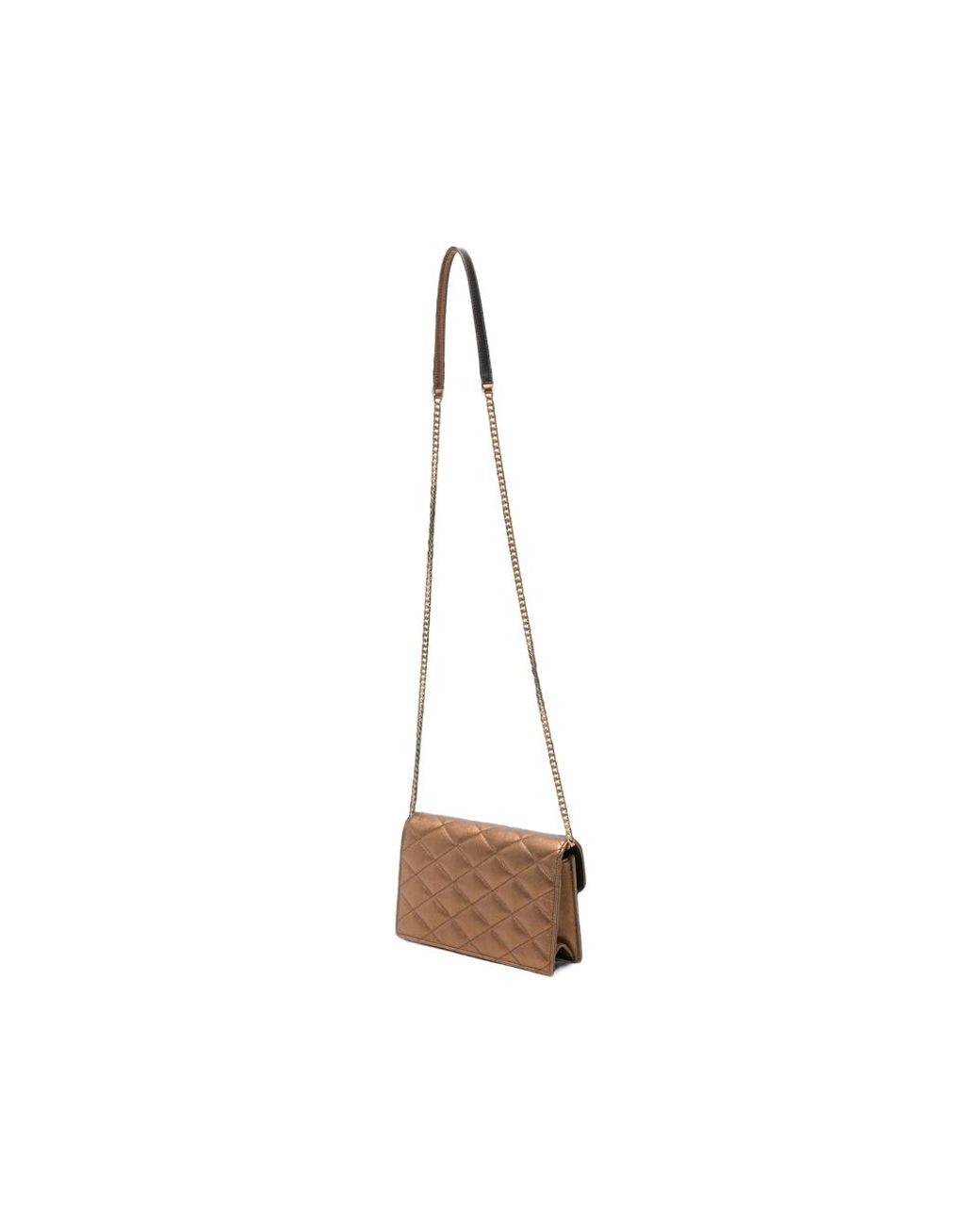 Saint Laurent Natural Paris Chain Wallet
