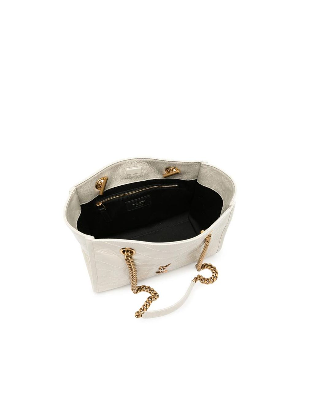 Saint Laurent Natural Neutrals Shoulder Bags