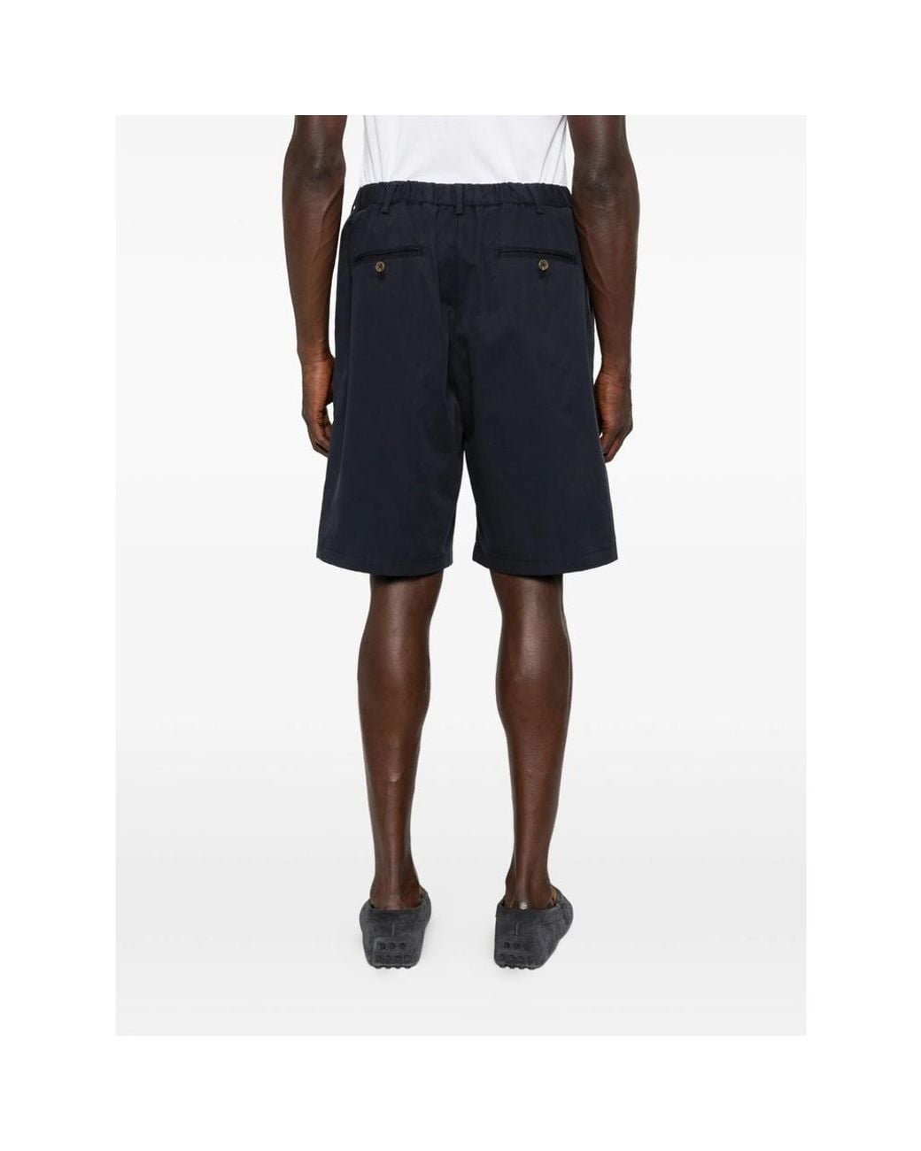 Myths Blue Tailored Shorts for men