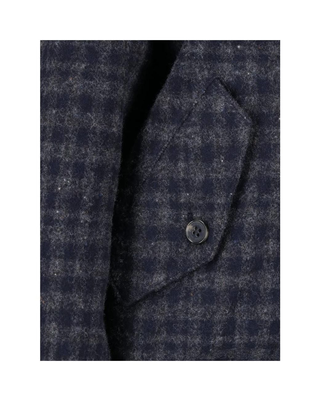 DUNST Blue Check Wool Jacket