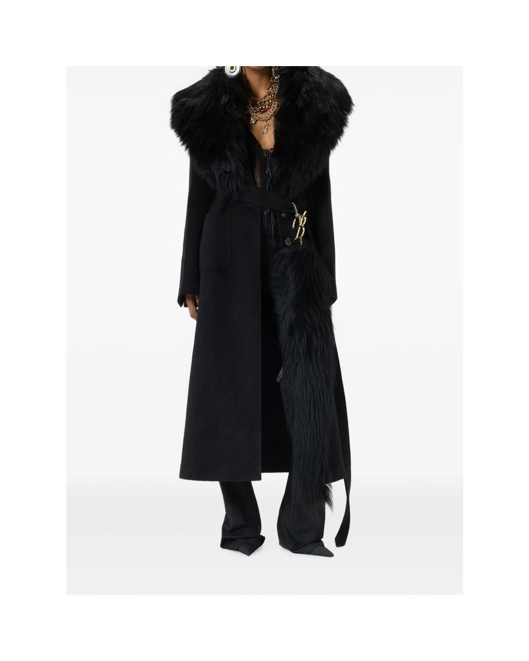 Blumarine Black Coats