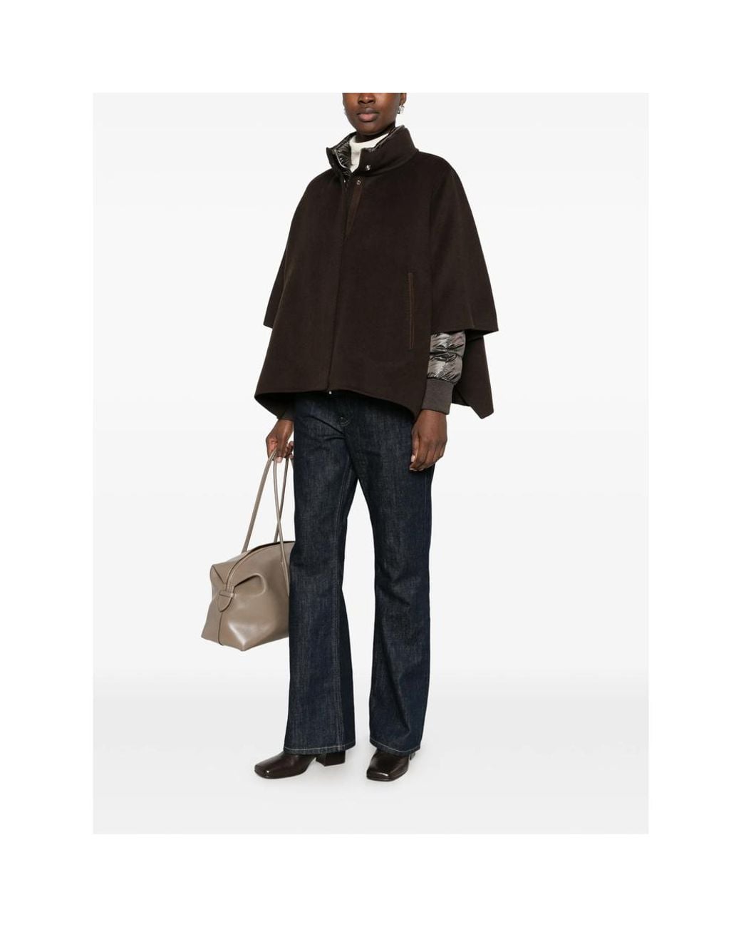 Moorer Black High-Neck 2-In-1 Jacket