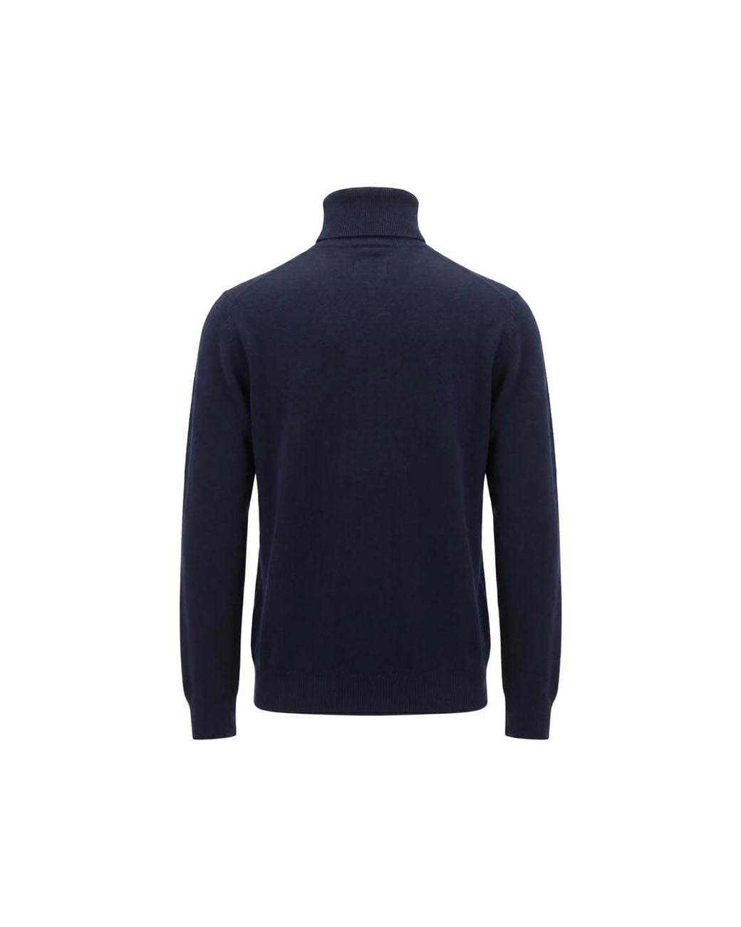 Drumohr Blue Roll-Neck Long-Sleeve Sweater for men