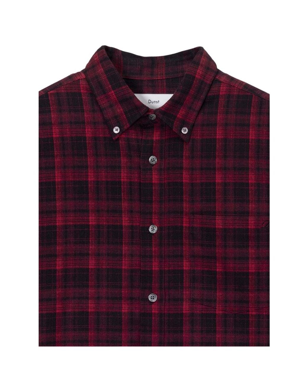 DUNST Purple Check-Pattern Shirt for men