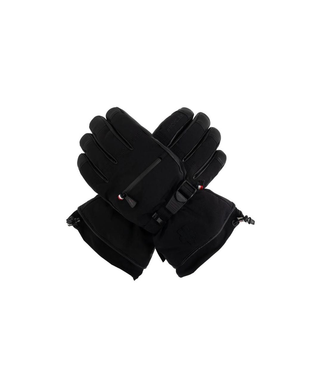 Moncler Black Padded Gloves for men