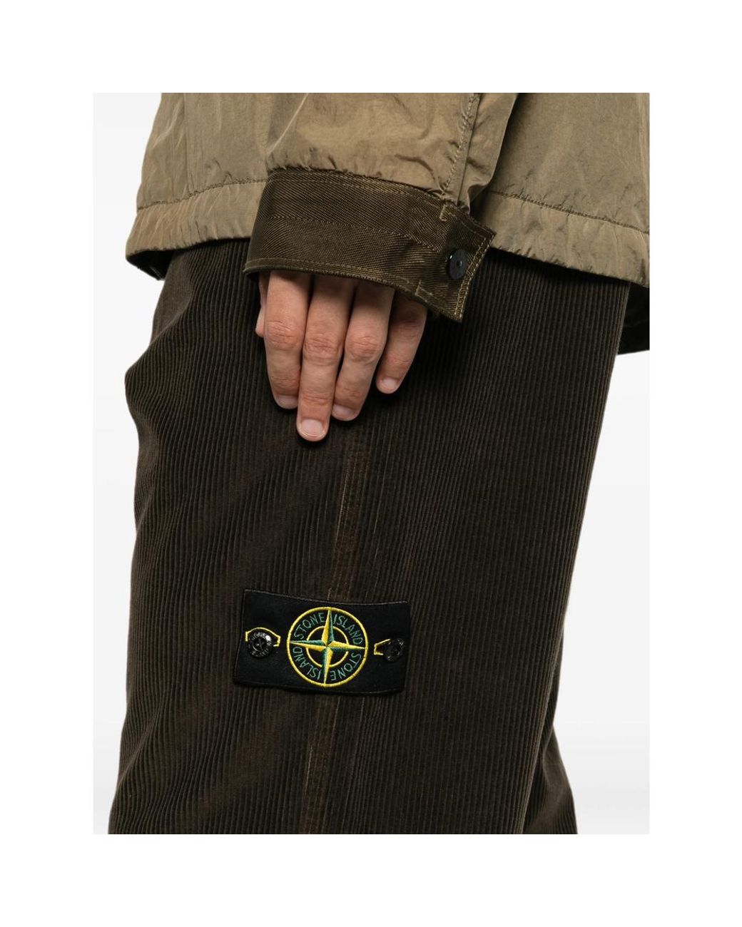 Stone Island Black Trousers for men
